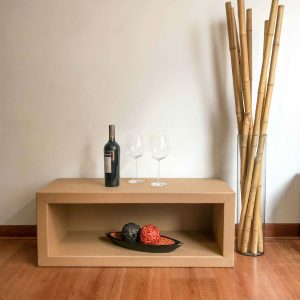 Cubo / mesa kraft piso