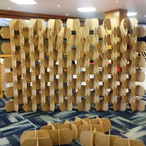 Panel separador modular por metro cuadrado