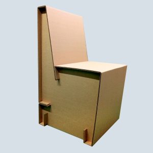 Silla de cartón armable